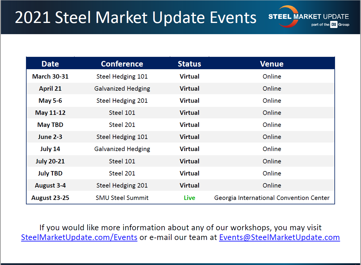 2021 smu events calendar 3.21.2021