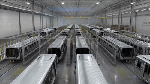 railcar manufacturing facility Hitachi 