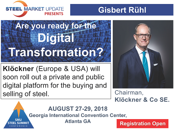 Gisbert Ruhl Steel Summit 2018 Promo